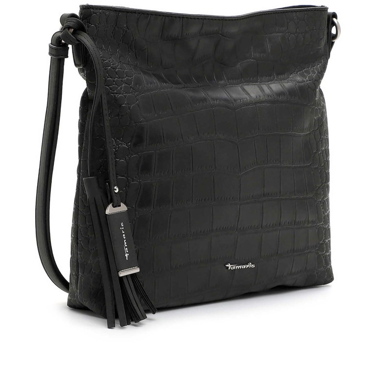 Umhängetasche Charlotta Black, Farbe: schwarz, Marke: Tamaris, EAN: 4063512124851, Abmessungen in cm: 27x27x5, Bild 2 von 5