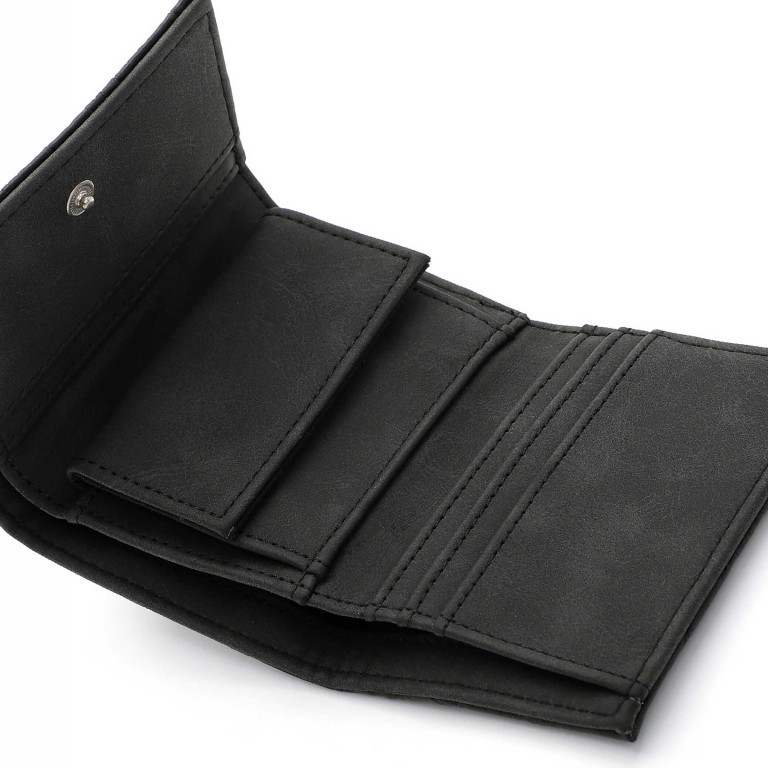 Geldbörse Charlotta Black, Farbe: schwarz, Marke: Tamaris, EAN: 4063512125056, Abmessungen in cm: 10.7x8.5x2.5, Bild 4 von 5