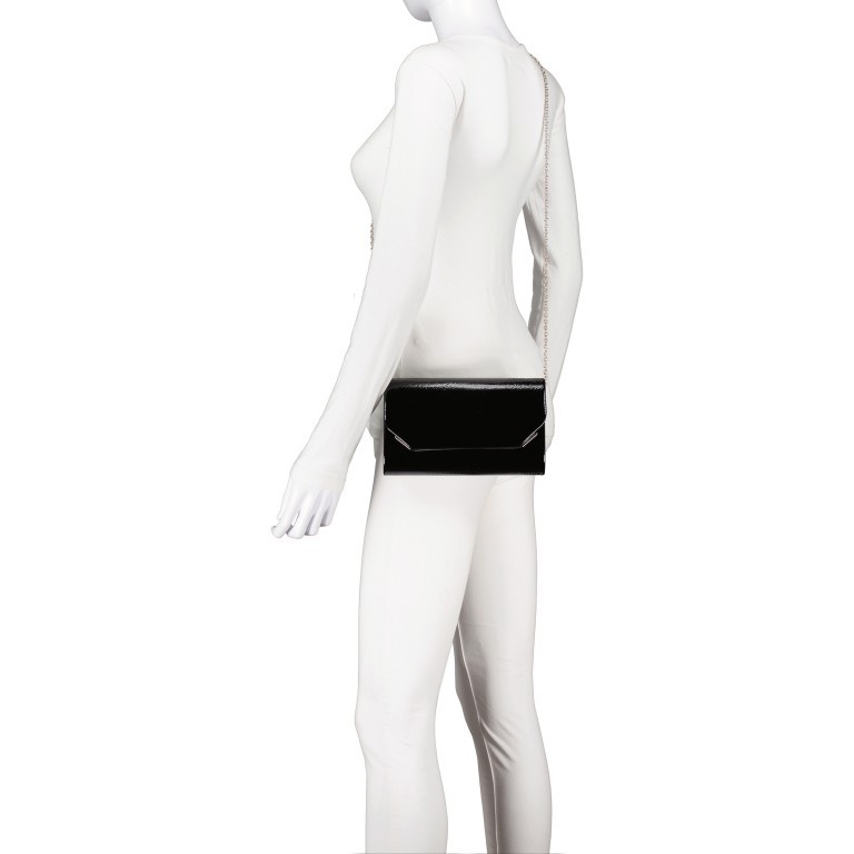 Umhängetasche / Clutch Amalia Black, Farbe: schwarz, Marke: Tamaris, EAN: 4063512119871, Abmessungen in cm: 22x13x4, Bild 5 von 7