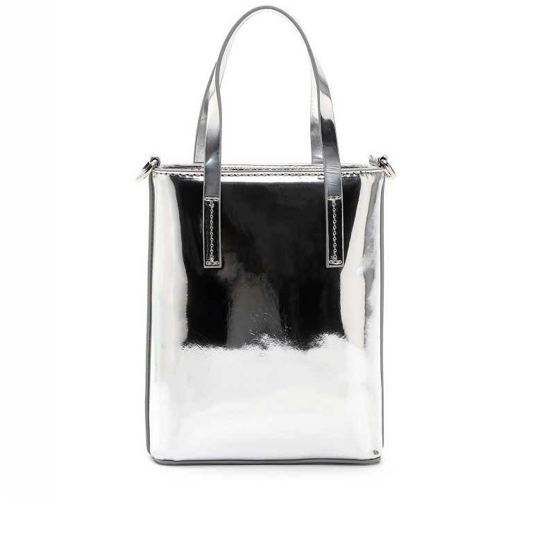 Handy- / Umhängetasche Christel Silver, Farbe: metallic, Marke: Tamaris, EAN: 4063512121010, Abmessungen in cm: 15x18.5x5.5, Bild 3 von 5