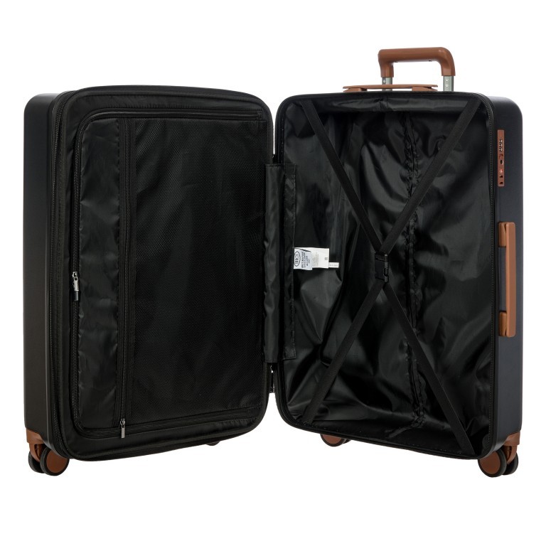 Koffer Ferrara erweiterbar Größe 67 Nero, Farbe: schwarz, Marke: Brics, EAN: 8016623958545, Abmessungen in cm: 46x67x26, Bild 9 von 11