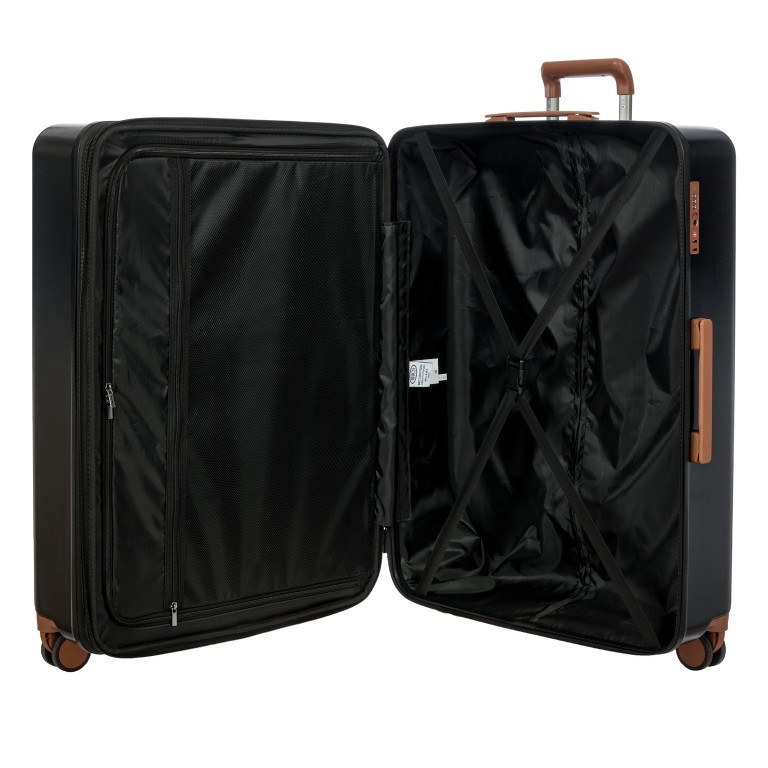 Koffer Ferrara erweiterbar Größe 77 Nero, Farbe: schwarz, Marke: Brics, EAN: 8016623958576, Abmessungen in cm: 55x77x30, Bild 9 von 12