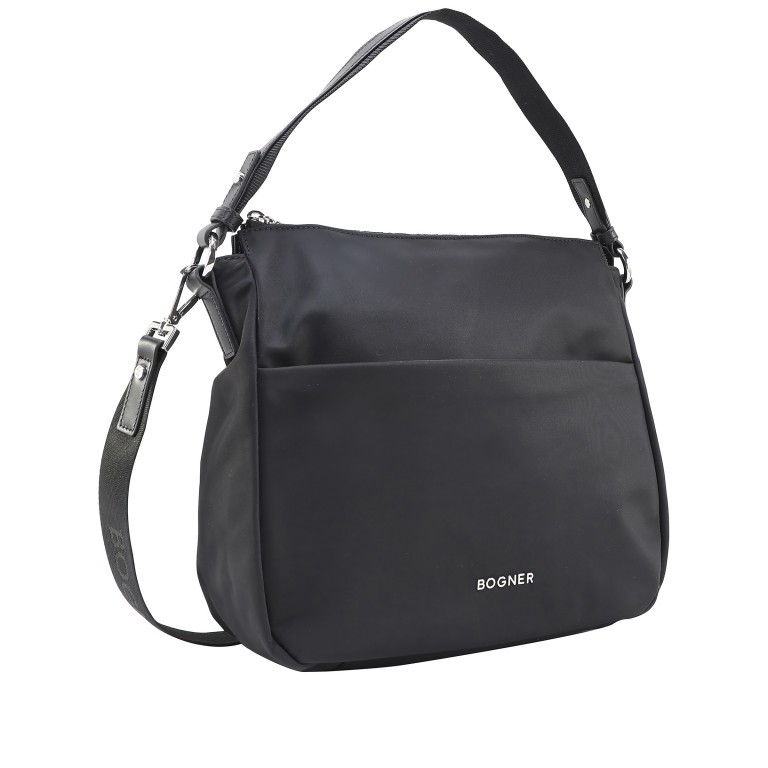 Beuteltasche Klosters Isalie Black, Farbe: schwarz, Marke: Bogner, EAN: 4053533982240, Abmessungen in cm: 31x27x13, Bild 2 von 8