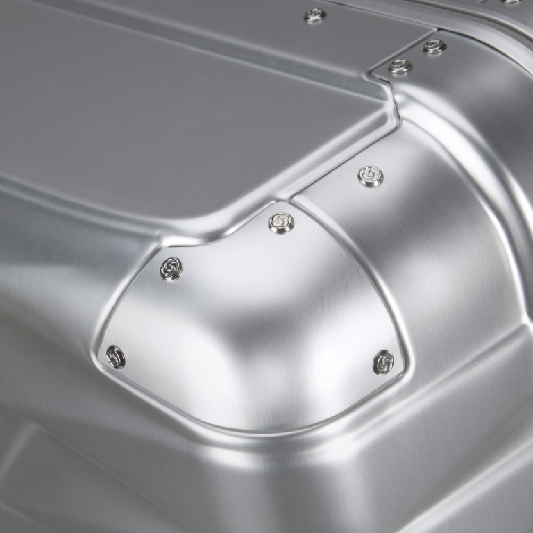 Koffer Proxis-Alu Spinner 55 Silver, Farbe: metallic, Marke: Samsonite, EAN: 5400520256461, Abmessungen in cm: 40x55x23, Bild 17 von 20