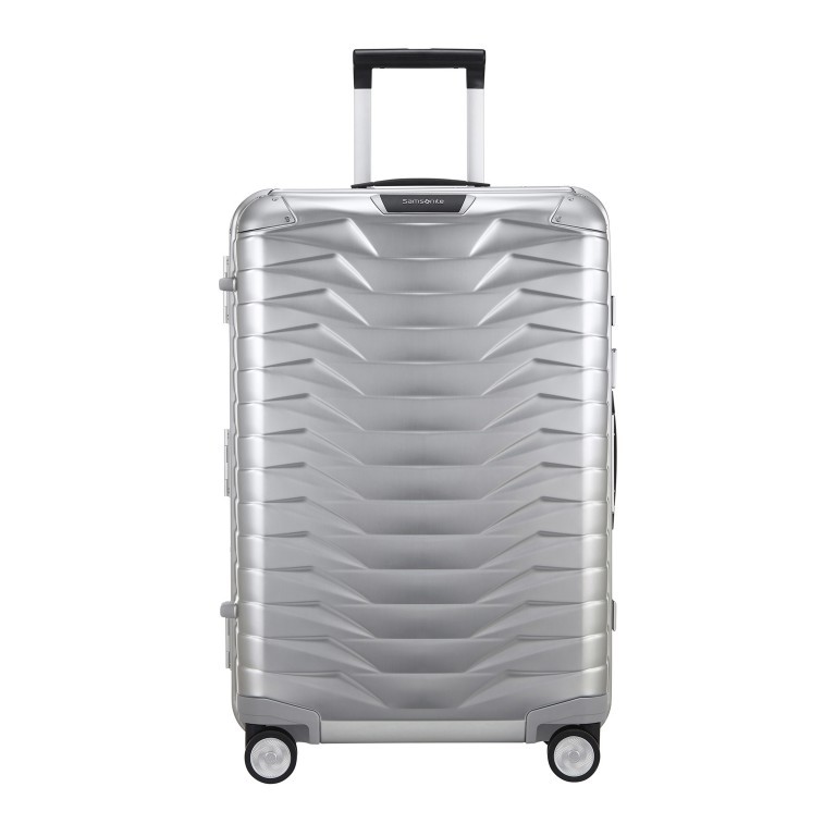 Koffer Proxis-Alu Spinner 69 Silver, Farbe: metallic, Marke: Samsonite, EAN: 5400520256478, Abmessungen in cm: 47x69x28, Bild 1 von 22