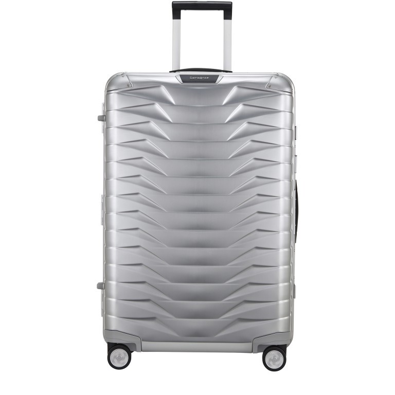 Koffer Proxis-Alu Spinner 76 Silver, Farbe: metallic, Marke: Samsonite, EAN: 5400520256485, Abmessungen in cm: 52x76x29, Bild 1 von 22