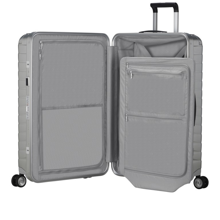 Koffer Proxis-Alu Spinner 76 Silver, Farbe: metallic, Marke: Samsonite, EAN: 5400520256485, Abmessungen in cm: 52x76x29, Bild 10 von 22