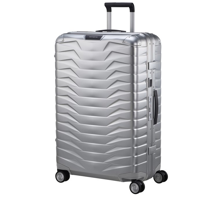 Koffer Proxis-Alu Spinner 76 Silver, Farbe: metallic, Marke: Samsonite, EAN: 5400520256485, Abmessungen in cm: 52x76x29, Bild 2 von 21