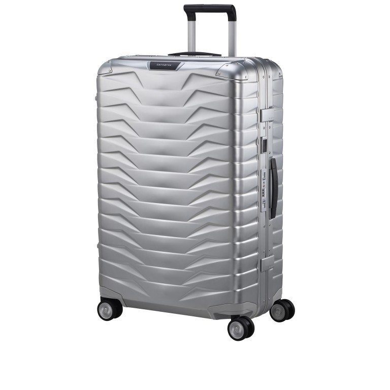 Koffer Proxis-Alu Spinner 76 Silver, Farbe: metallic, Marke: Samsonite, EAN: 5400520256485, Abmessungen in cm: 52x76x29, Bild 2 von 22