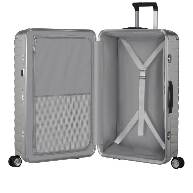 Koffer Proxis-Alu Spinner 76 Silver, Farbe: metallic, Marke: Samsonite, EAN: 5400520256485, Abmessungen in cm: 52x76x29, Bild 8 von 22