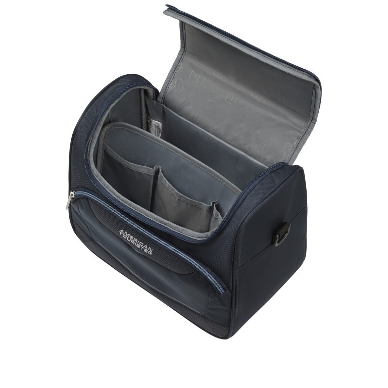 Kosmetikkoffer Summerride Beauty Case Navy, Farbe: blau/petrol, Marke: American Tourister, EAN: 5400520244673, Abmessungen in cm: 32x27x18, Bild 8 von 9