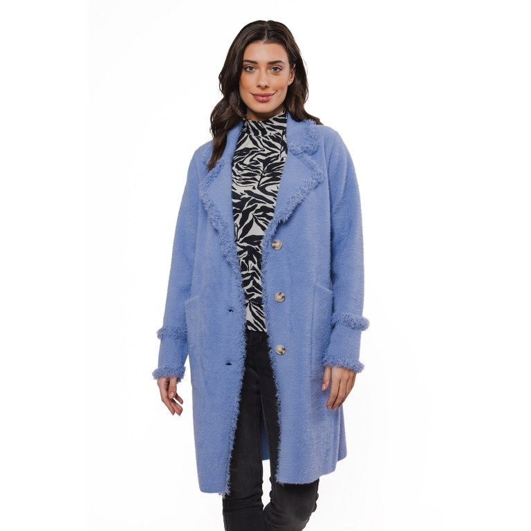 Strickmantel Catena Größe M Cloudy, Farbe: blau/petrol, Marke: Rino & Pelle, EAN: 8720529399462, Bild 1 von 3