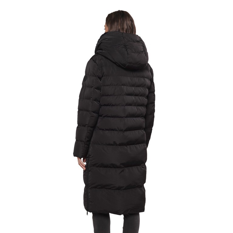 Steppmantel Keilafur Größe 44 Black, Farbe: schwarz, Marke: Rino & Pelle, EAN: 8720529402629, Bild 3 von 3