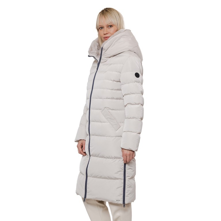 Steppmantel Keilafur Größe 40 Stone, Farbe: beige, Marke: Rino & Pelle, EAN: 8720529515398, Bild 2 von 3