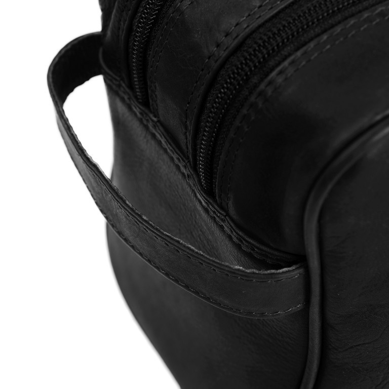 Kulturbeutel Stefan Black, Farbe: schwarz, Marke: The Chesterfield Brand, EAN: 8719241013824, Abmessungen in cm: 29x17x12, Bild 6 von 6