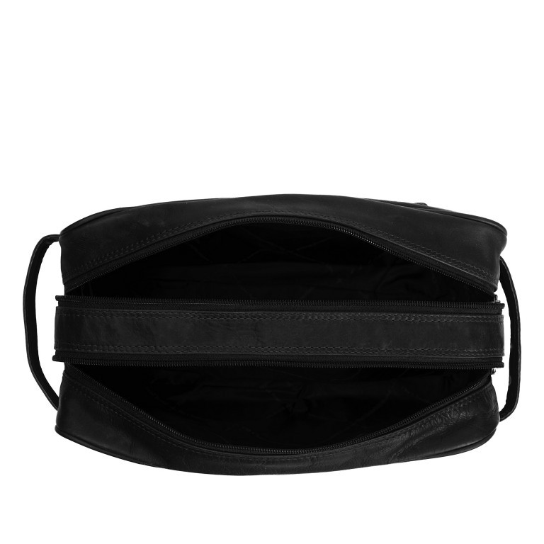 Kulturbeutel Stefan Black, Farbe: schwarz, Marke: The Chesterfield Brand, EAN: 8719241013824, Abmessungen in cm: 29x17x12, Bild 5 von 6
