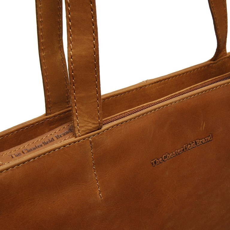 Shopper Emilia Cognac, Farbe: cognac, Marke: The Chesterfield Brand, EAN: 8719241104928, Abmessungen in cm: 35x37x8, Bild 7 von 7