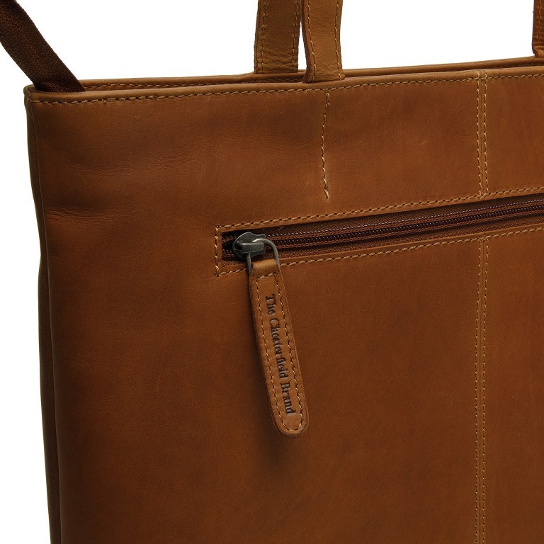 Shopper Emilia Cognac, Farbe: cognac, Marke: The Chesterfield Brand, EAN: 8719241104928, Abmessungen in cm: 35x37x8, Bild 6 von 7