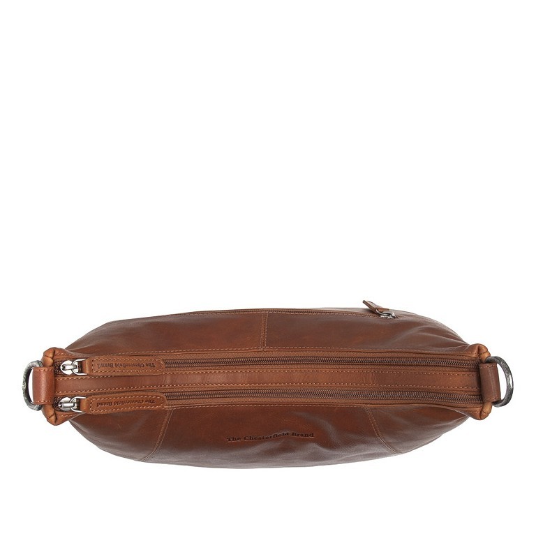 Beuteltasche Marle Cognac, Farbe: cognac, Marke: The Chesterfield Brand, EAN: 8719241099842, Abmessungen in cm: 33x24x11, Bild 3 von 10