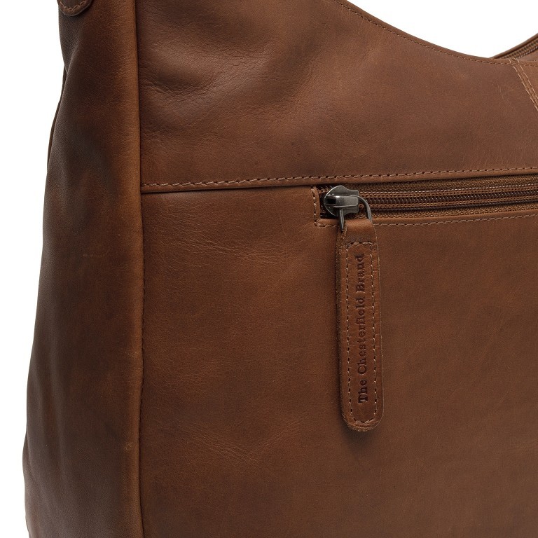 Beuteltasche Marle Cognac, Farbe: cognac, Marke: The Chesterfield Brand, EAN: 8719241099842, Abmessungen in cm: 33x24x11, Bild 9 von 10