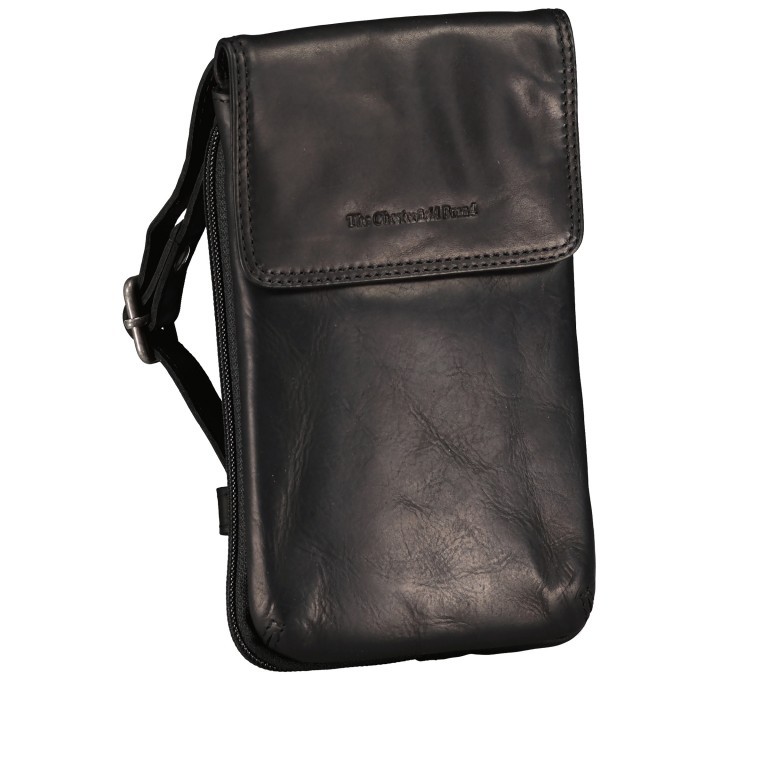 Umhängetasche / Handytasche Langley Black, Farbe: schwarz, Marke: The Chesterfield Brand, EAN: 8719241104294, Abmessungen in cm: 11x20x2, Bild 2 von 10