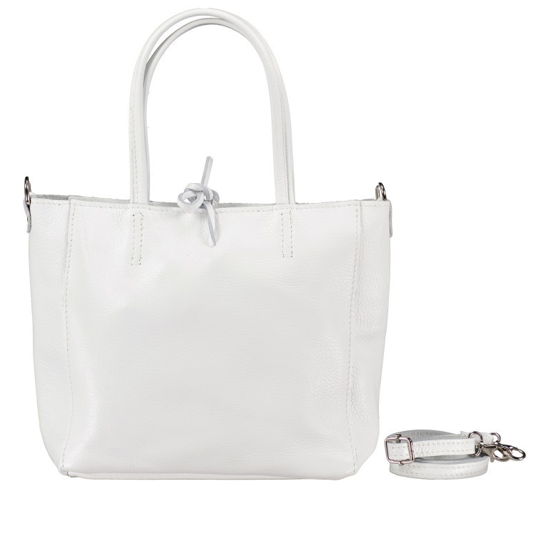 Handtasche Dollaro Weiß, Farbe: weiß, Marke: Hausfelder Manufaktur, EAN: 4065646020962, Abmessungen in cm: 23.5x23x8, Bild 1 von 7