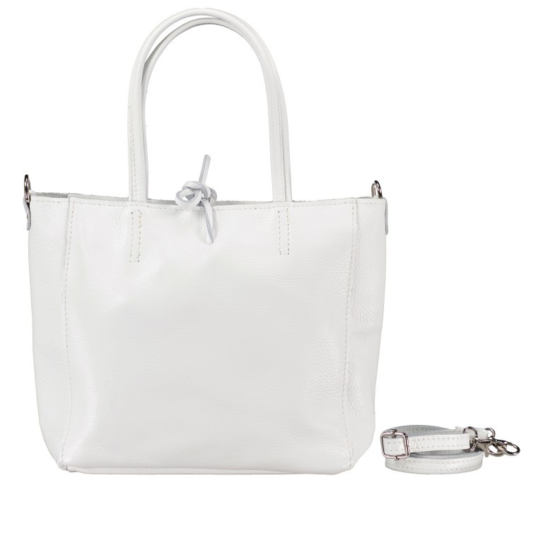 Handtasche Dollaro Weiß, Farbe: weiß, Marke: Hausfelder Manufaktur, EAN: 4065646020962, Abmessungen in cm: 23.5x23x8, Bild 1 von 7