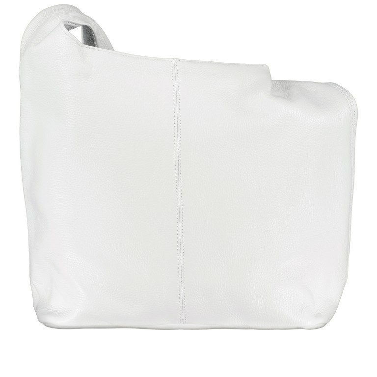 Beuteltasche Dollaro Weiß, Farbe: weiß, Marke: Hausfelder Manufaktur, EAN: 4065646021068, Abmessungen in cm: 33.5x32.5x16, Bild 3 von 5