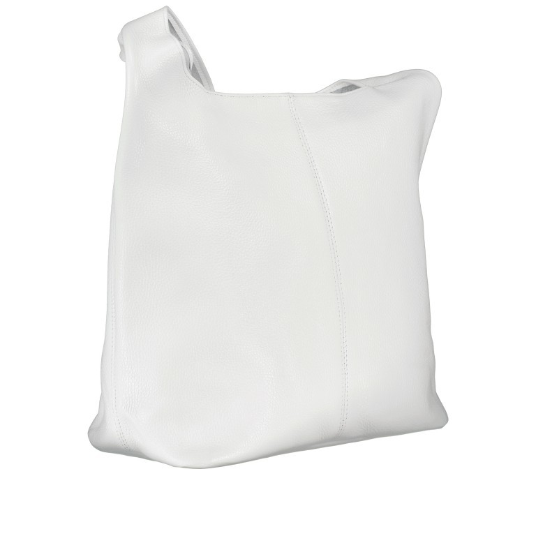 Beuteltasche Dollaro Weiß, Farbe: weiß, Marke: Hausfelder Manufaktur, EAN: 4065646021068, Abmessungen in cm: 33.5x32.5x16, Bild 2 von 5