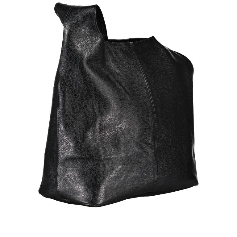Beuteltasche Dollaro Schwarz, Farbe: schwarz, Marke: Hausfelder Manufaktur, EAN: 4065646021075, Abmessungen in cm: 33.5x32.5x16, Bild 2 von 5