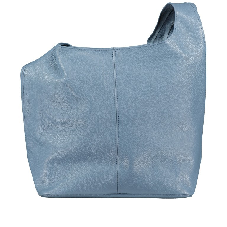 Beuteltasche Dollaro Denim, Farbe: blau/petrol, Marke: Hausfelder Manufaktur, EAN: 4065646021099, Abmessungen in cm: 33.5x32.5x16, Bild 3 von 5