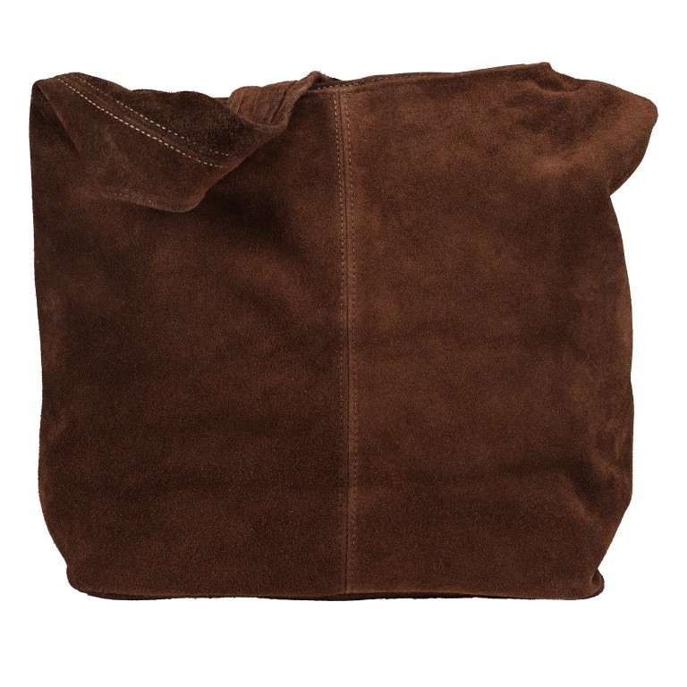 Beuteltasche Velours Dunkelbraun, Farbe: braun, Marke: Hausfelder Manufaktur, EAN: 4065646021174, Abmessungen in cm: 33x33x17.5, Bild 1 von 5