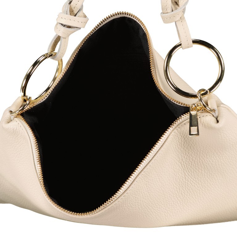 Umhängetasche Dollaro Ecru, Farbe: beige, Marke: Hausfelder Manufaktur, EAN: 4065646021211, Abmessungen in cm: 35x25x1, Bild 8 von 8