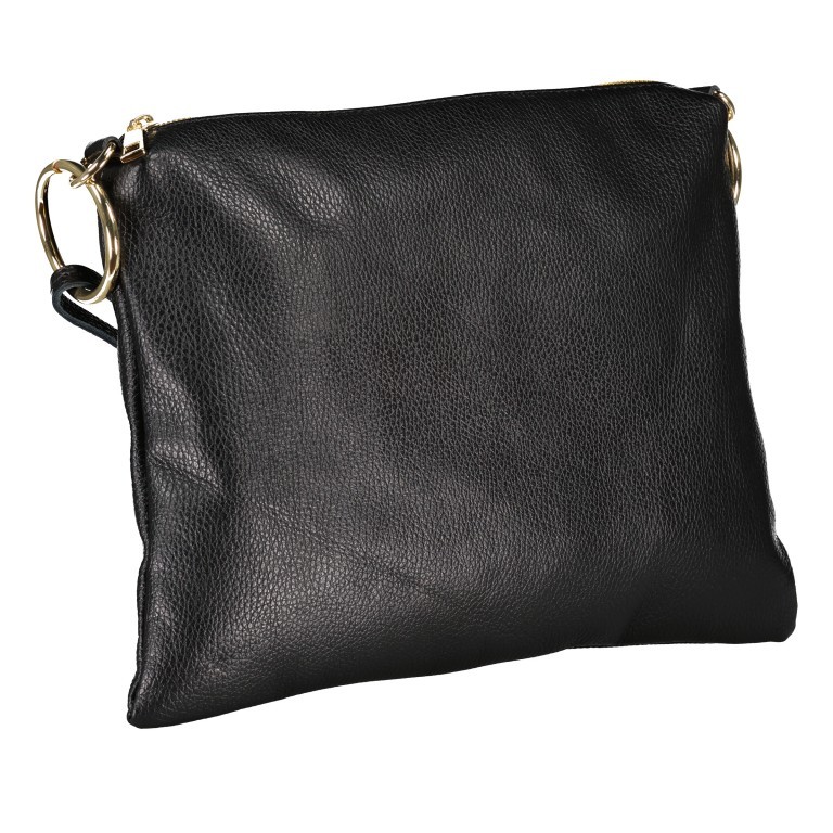 Umhängetasche Dollaro Schwarz, Farbe: schwarz, Marke: Hausfelder Manufaktur, EAN: 4065646021228, Abmessungen in cm: 35x25x1, Bild 2 von 7