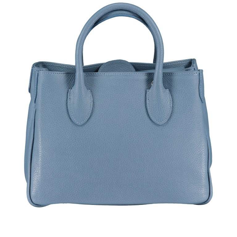 Handtasche Denim, Farbe: blau/petrol, Marke: Hausfelder Manufaktur, EAN: 4065646021303, Abmessungen in cm: 30x22x12, Bild 3 von 7