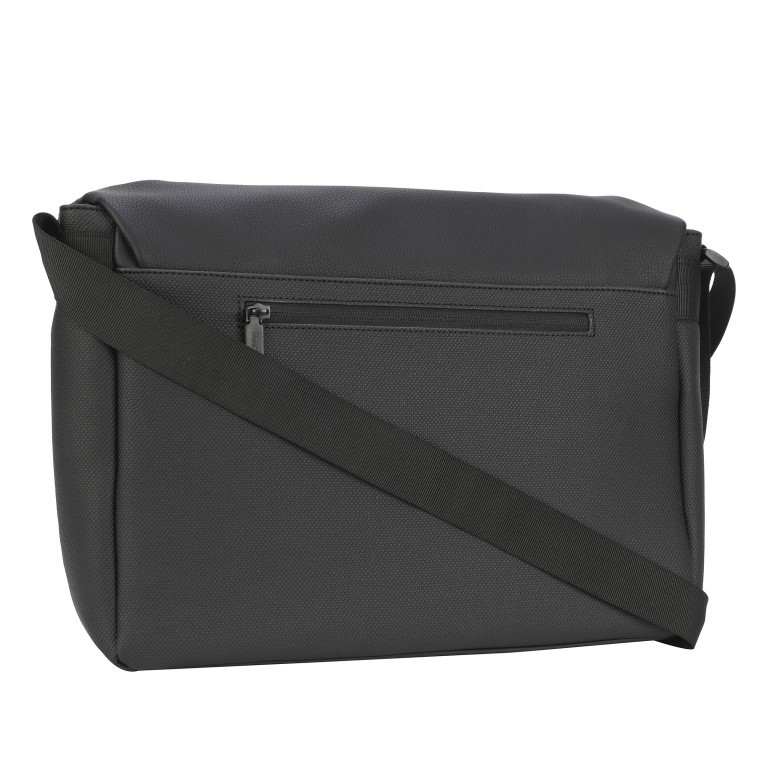 Kuriertasche Westferry Messenger Dorian LHF Black, Farbe: schwarz, Marke: Strellson, EAN: 4048835194590, Abmessungen in cm: 38x27x12, Bild 3 von 7