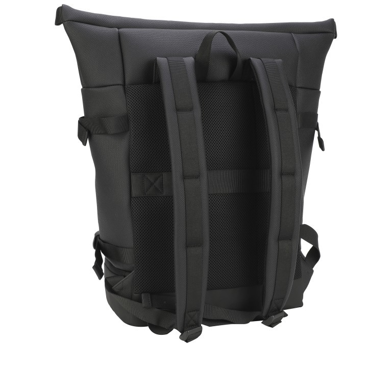 Rucksack Westferry Backpack Sebastian LVZ Black, Farbe: schwarz, Marke: Strellson, EAN: 4048835194545, Abmessungen in cm: 32x53x16, Bild 3 von 6