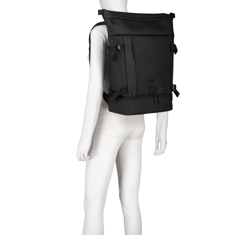 Rucksack Westferry Backpack Sebastian LVZ Black, Farbe: schwarz, Marke: Strellson, EAN: 4048835194545, Abmessungen in cm: 32x53x16, Bild 4 von 6