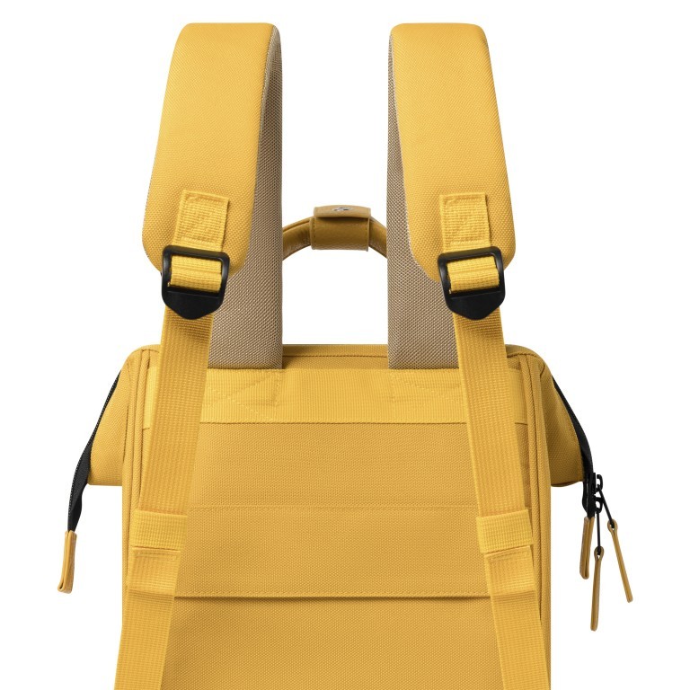 Rucksack Adventurer Small Marrakech mit zwei auswechselbaren Vortaschen Gelb, Farbe: gelb, Marke: Cabaia, EAN: 3701328346982, Abmessungen in cm: 23x32x13, Bild 9 von 10