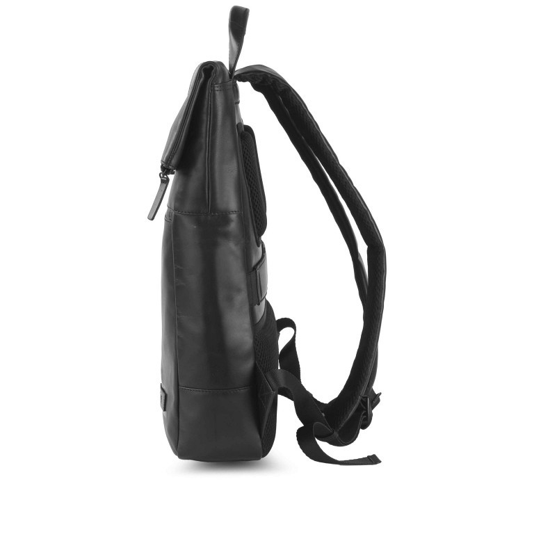 Rucksack Aarhus Courier Backpack Black, Farbe: schwarz, Marke: Jost, EAN: 4025307792898, Abmessungen in cm: 31x45x10.5, Bild 3 von 11