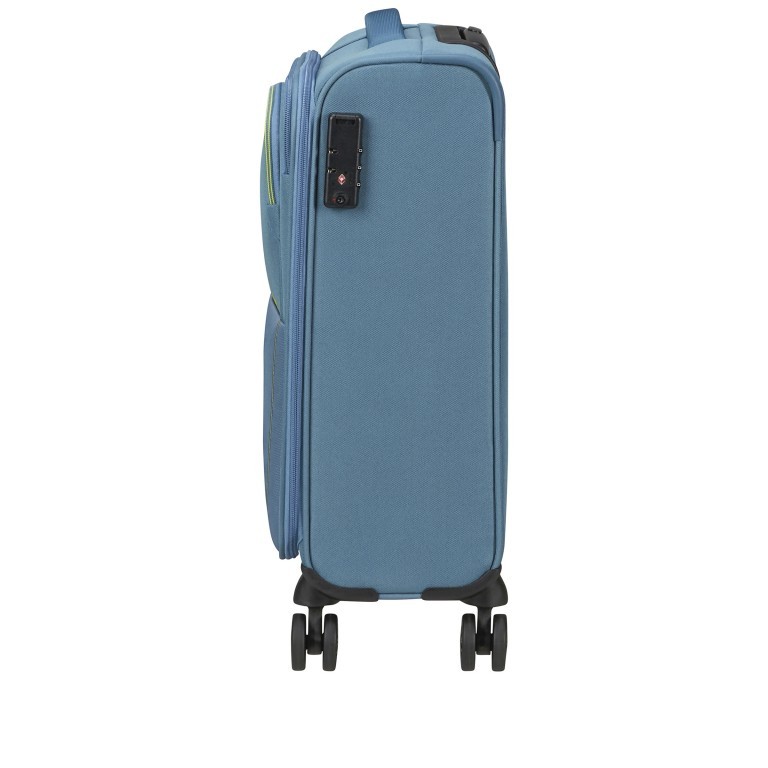 Koffer Air Wave Spinner S IATA-Maß Coronet Blue Lime, Farbe: blau/petrol, Marke: American Tourister, EAN: 5400520270849, Abmessungen in cm: 40x55x20, Bild 3 von 11