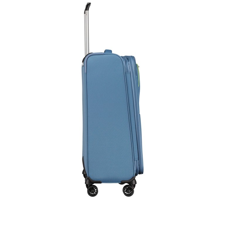 Koffer Air Wave Spinner M erweiterbar Coronet Blue Lime, Farbe: blau/petrol, Marke: American Tourister, EAN: 5400520270894, Abmessungen in cm: 44x68x28, Bild 4 von 12