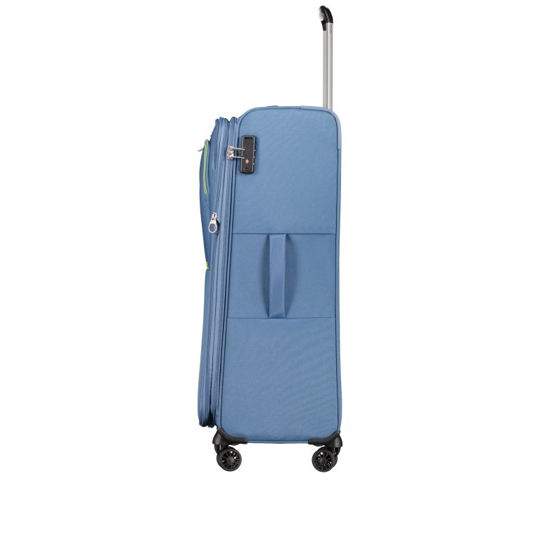 Trolley Air Wave Spinner L erweiterbar Coronet Blue Lime, Farbe: blau/petrol, Marke: American Tourister, EAN: 5400520270948, Abmessungen in cm: 45.5x80x32, Bild 5 von 12