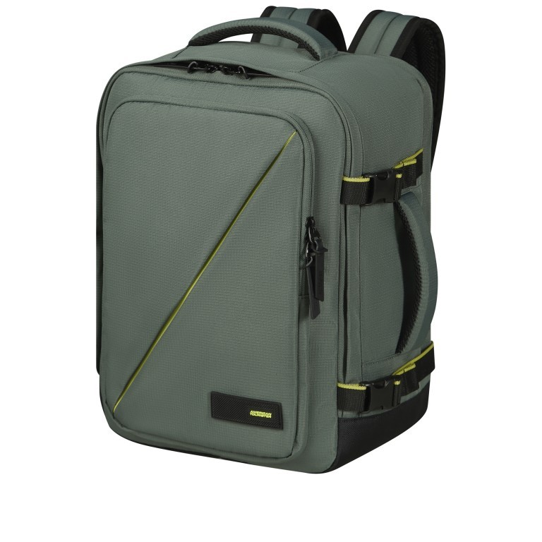 Rucksack Take2Cabin Casual Backpack SM Dark Forest, Farbe: grün/oliv, Marke: American Tourister, EAN: 5400520265418, Abmessungen in cm: 30x40x20, Bild 2 von 12