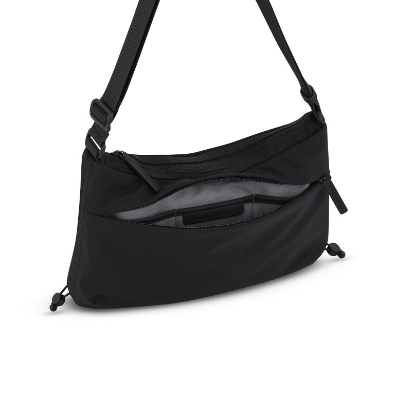 Umhängetasche Skara Small All Black, Farbe: schwarz, Marke: Kapten & Son, EAN: 4251145244705, Abmessungen in cm: 34.5x22x5, Bild 9 von 11