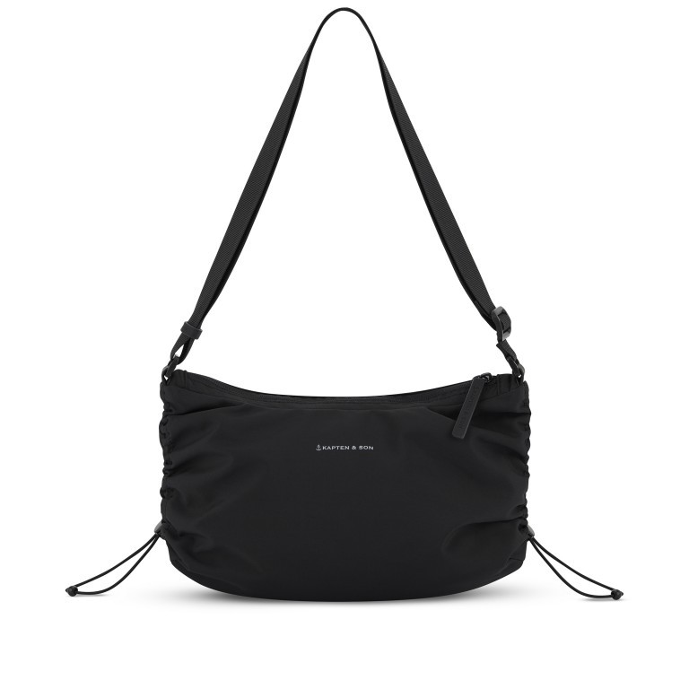 Umhängetasche Skara Small All Black, Farbe: schwarz, Marke: Kapten & Son, EAN: 4251145244705, Abmessungen in cm: 34.5x22x5, Bild 10 von 11