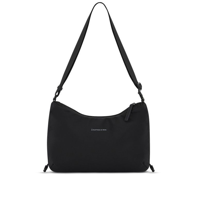 Umhängetasche Skara Small All Black, Farbe: schwarz, Marke: Kapten & Son, EAN: 4251145244705, Abmessungen in cm: 34.5x22x5, Bild 1 von 11