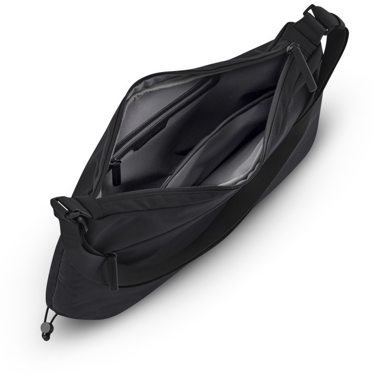 Beuteltasche Skara Large mit Laptopfach All Black, Farbe: schwarz, Marke: Kapten & Son, EAN: 4251145244736, Abmessungen in cm: 46x31x11.5, Bild 8 von 12
