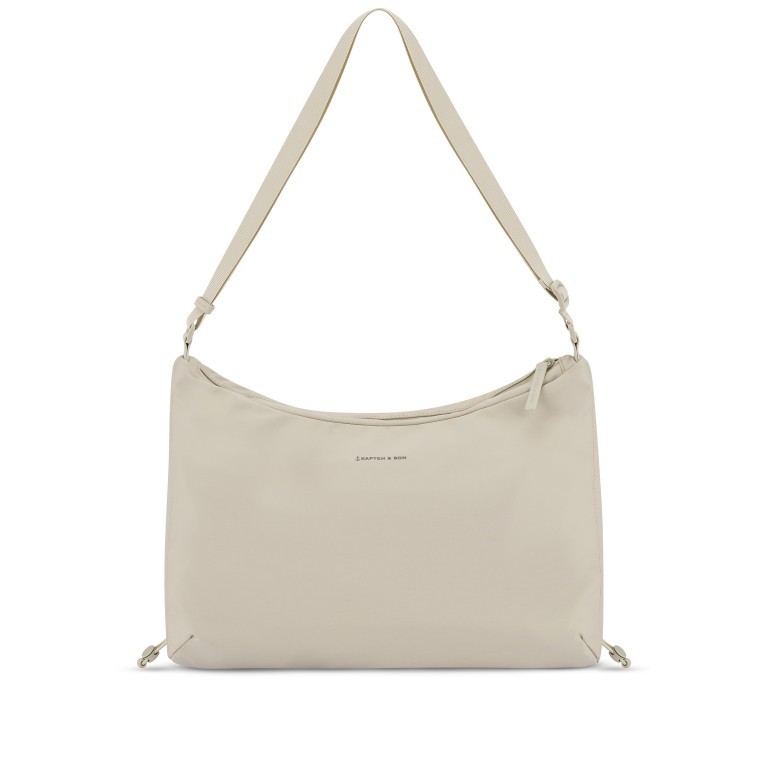 Beuteltasche Skara Large mit Laptopfach Sandstone, Farbe: beige, Marke: Kapten & Son, EAN: 4251145244743, Abmessungen in cm: 46x31x11.5, Bild 1 von 12