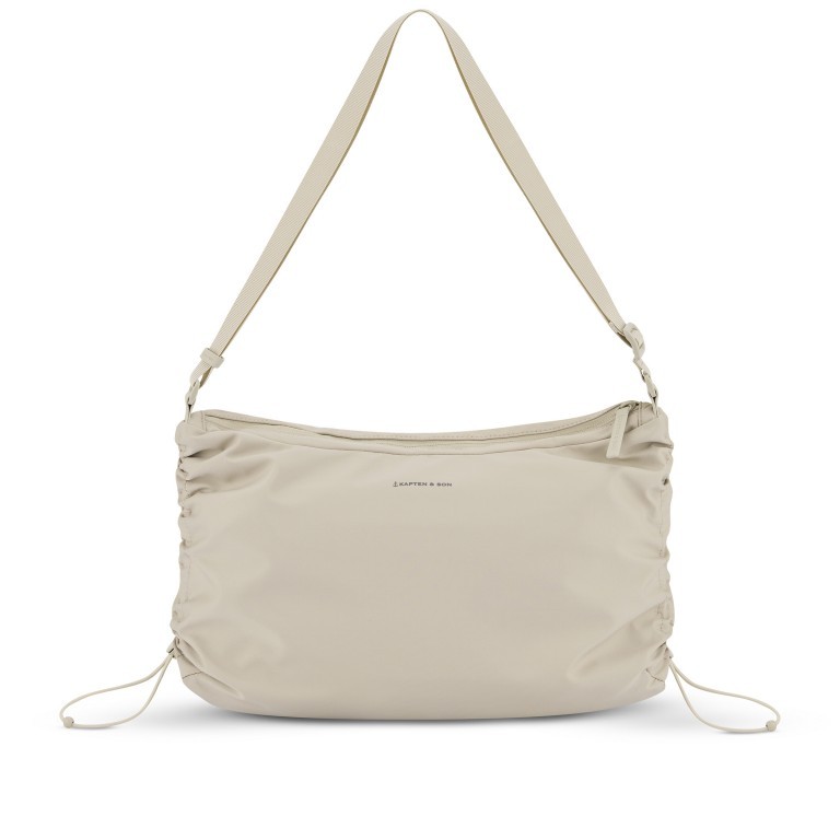 Beuteltasche Skara Large mit Laptopfach Sandstone, Farbe: beige, Marke: Kapten & Son, EAN: 4251145244743, Abmessungen in cm: 46x31x11.5, Bild 11 von 12